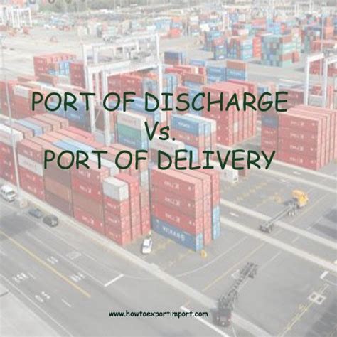 port traduzione|port of delivery meaning.